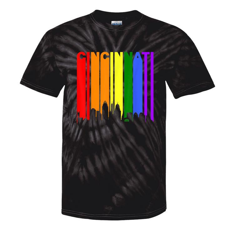 Cincinnati Ohio Downtown Rainbow Lgbt Gay Pride Tie-Dye T-shirts