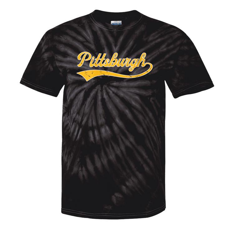 College University Pittsburgh Pennsylvania Baseball Fan Tie-Dye T-shirts