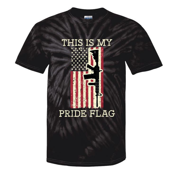 This Is My Flag Usa Anti Pride Non Gay Lgbt Women Tie-Dye T-shirts