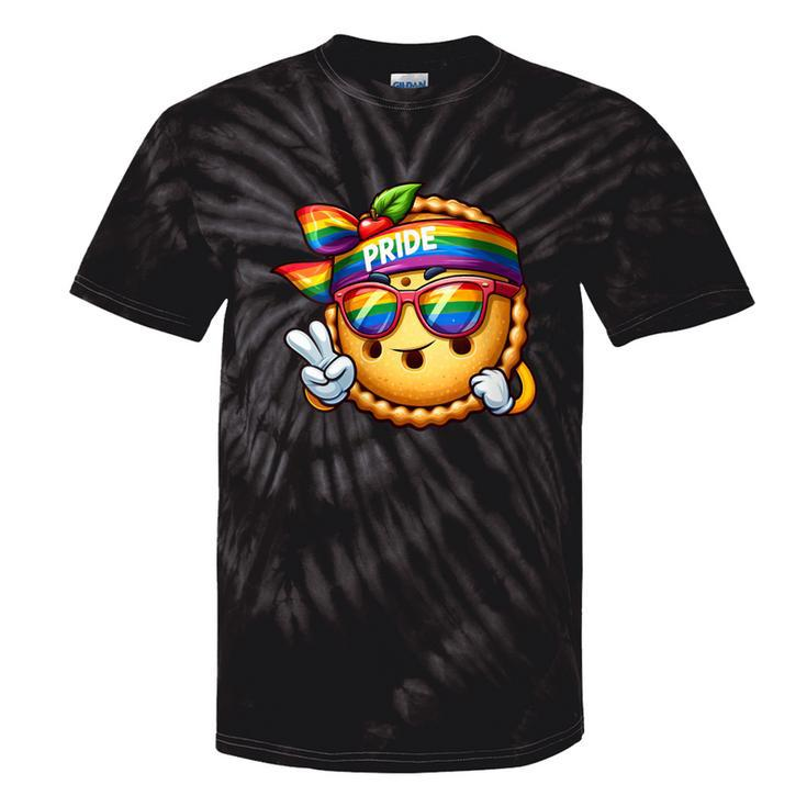 Apple Pie Rainbow Lgbt Gay Pride Lesbian Gay Apple Pie Tie-Dye T-shirts
