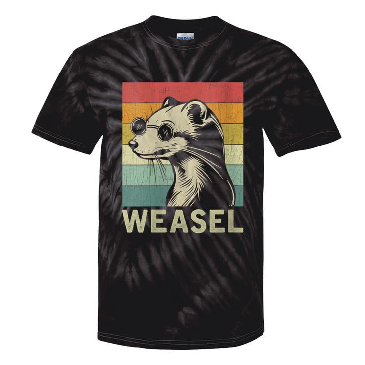 Weasel Lover Weasel Retro Tie-Dye T-shirts