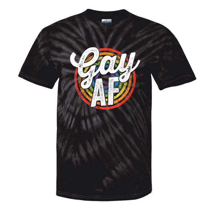 Gay Af Lgbt Pride Rainbow Flag March Rally Protest Equality Tie-Dye T-shirts