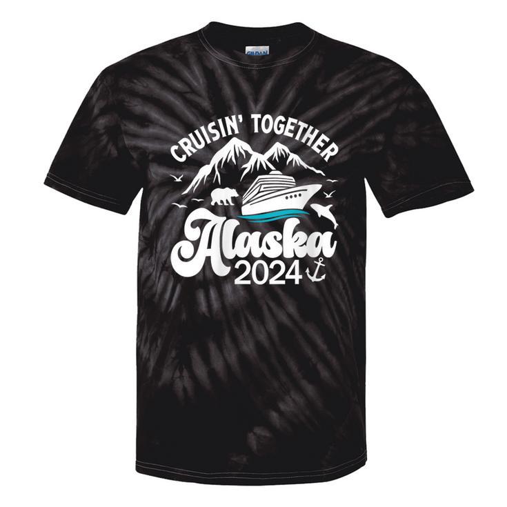 Great Alaska Cruise Trip Cruising Together 2024 Tie-Dye T-shirts