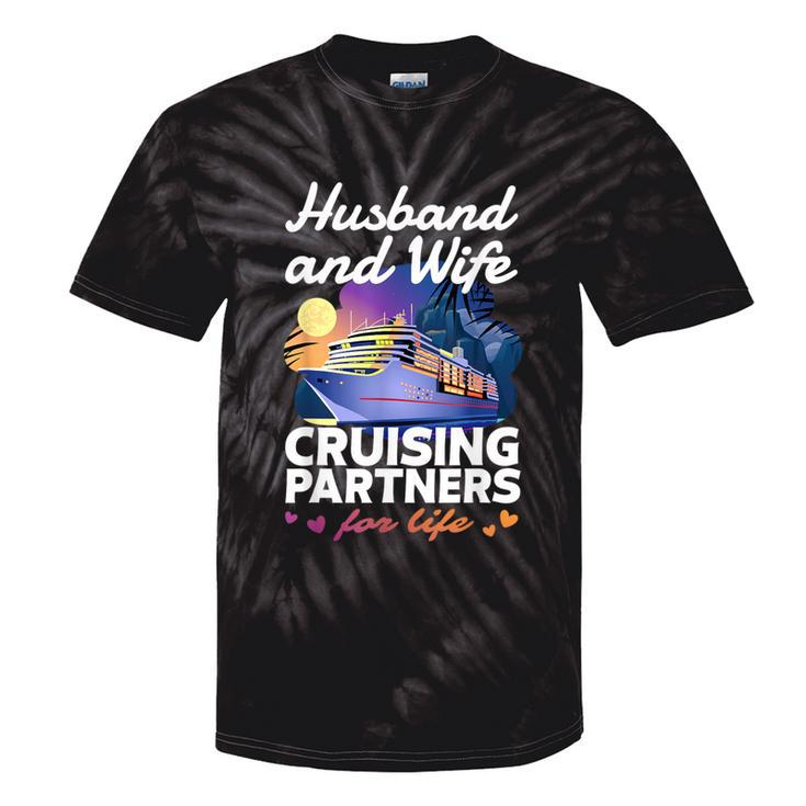 Husband And Wife Cruise 2024 Matching Couple Outfits Tie-Dye T-shirts