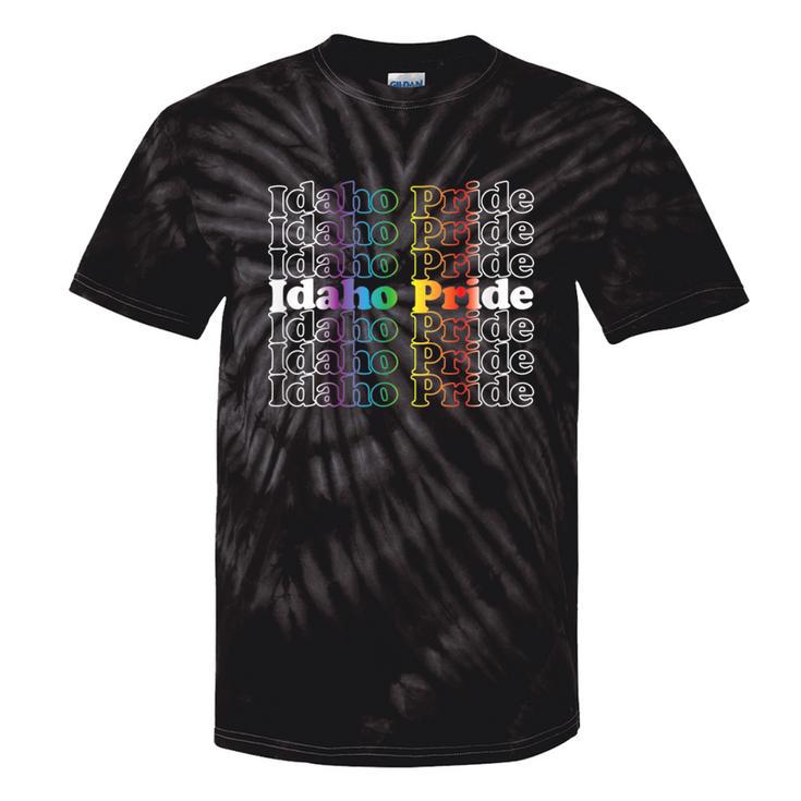 Idaho Pride Lgbt Rainbow Tie-Dye T-shirts