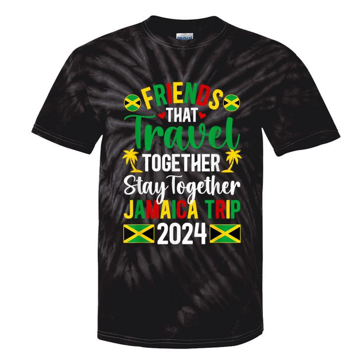 Jamaica Trip 2024 Vacation Travel Jamaica Girls Trip 2024 Tie-Dye T-shirts