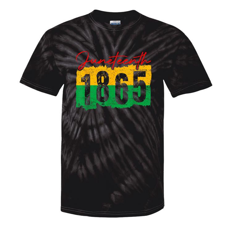 Junenth 1865 Emancipation Day Afican American Black Women Tie-Dye T-shirts