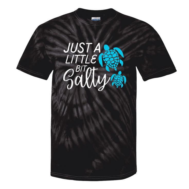 Just A Little Bit Salty Hawaiian Sea Turtle Tie-Dye T-shirts