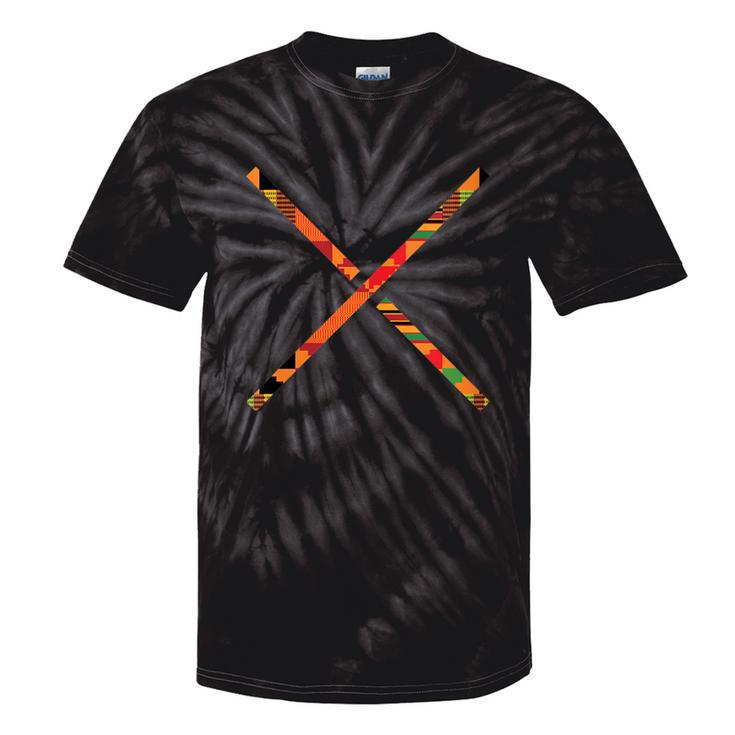 Kente Pattern African Ghana Style X Tie-Dye T-shirts