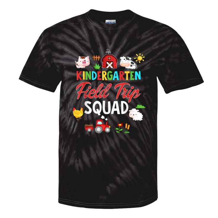 Kindergarten Field Trip Squad Teacher Students Matching Tie-Dye T-shirts