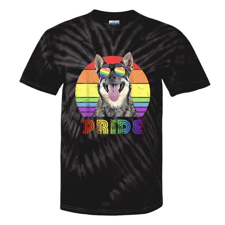 Lgbtq Swedish Vallhund Dog Rainbow Love Gay Pride Tie-Dye T-shirts
