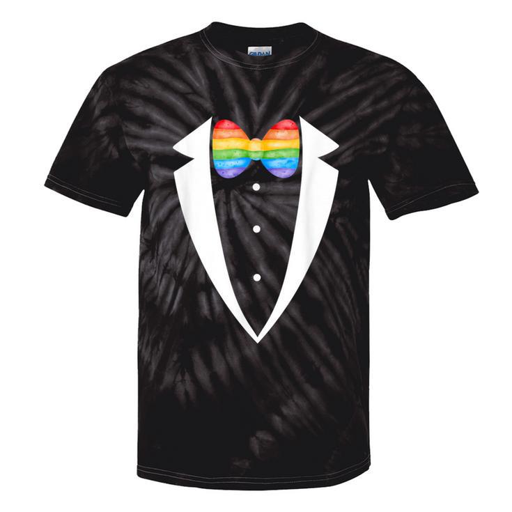 Lgbtq Tuxedo Rainbow Tuxedo Suspenders Gay Pride Month Tie-Dye T-shirts