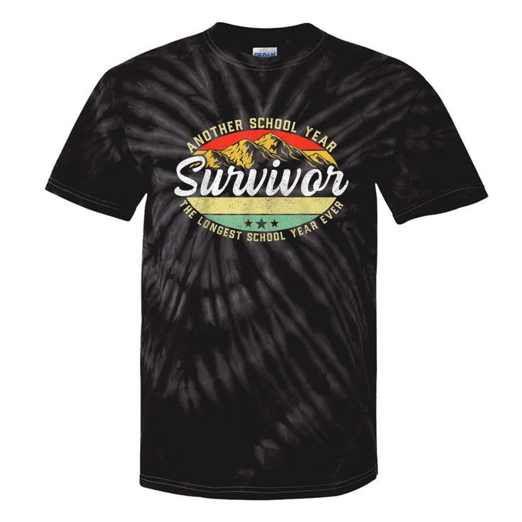 The Longest School Year Ever Teacher 2021 Survivor Tie-Dye T-shirts