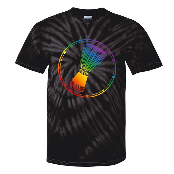 Love Djembe Drumming Or African Drums For Lgbtq Gay Drummer Tie-Dye T-shirts