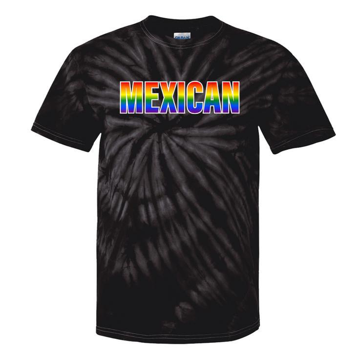 Mexican Pride Lgbtq Rainbow Mexico Pride Tie-Dye T-shirts