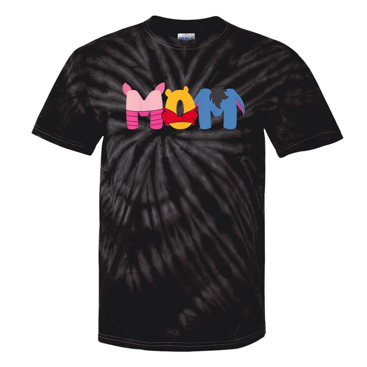 Mom And Dad Of The Birthday Girl Bear Family Matching Tie-Dye T-shirts