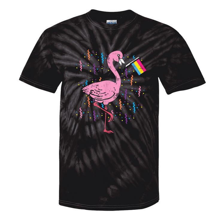 Pansexual Flag Flamingo Lgbt Pan Pride Stuff Animal Tie-Dye T-shirts