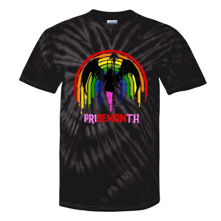 Pride Month Demon Pridemonth Demon Rainbow Cool Lgbt Tie-Dye T-shirts