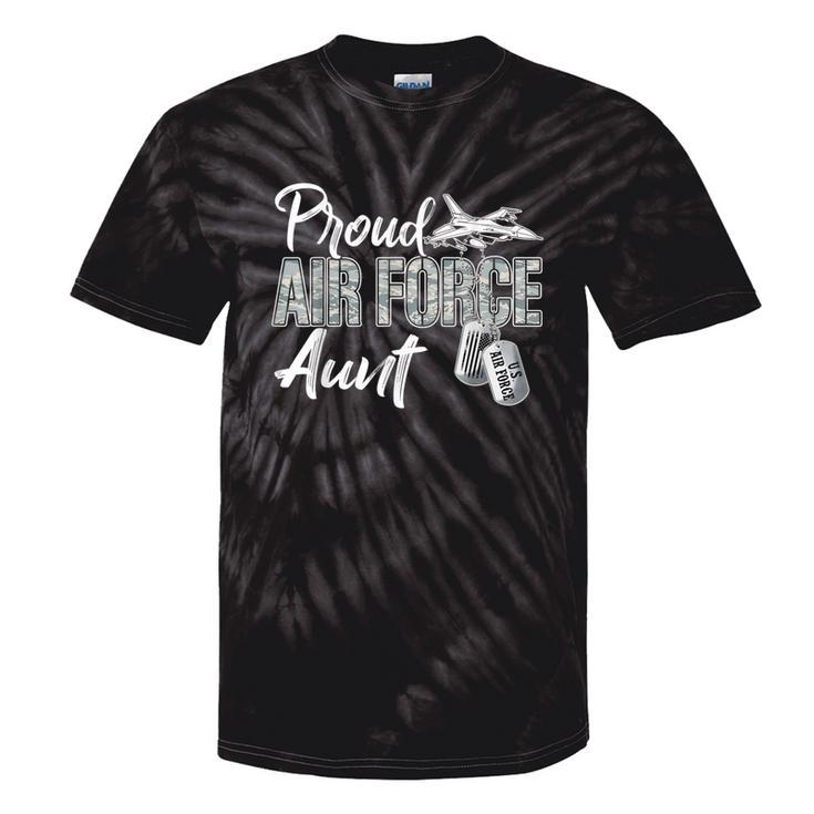 Proud Air Force Aunt Air Force Graduation Usaf Aunt Tie-Dye T-shirts