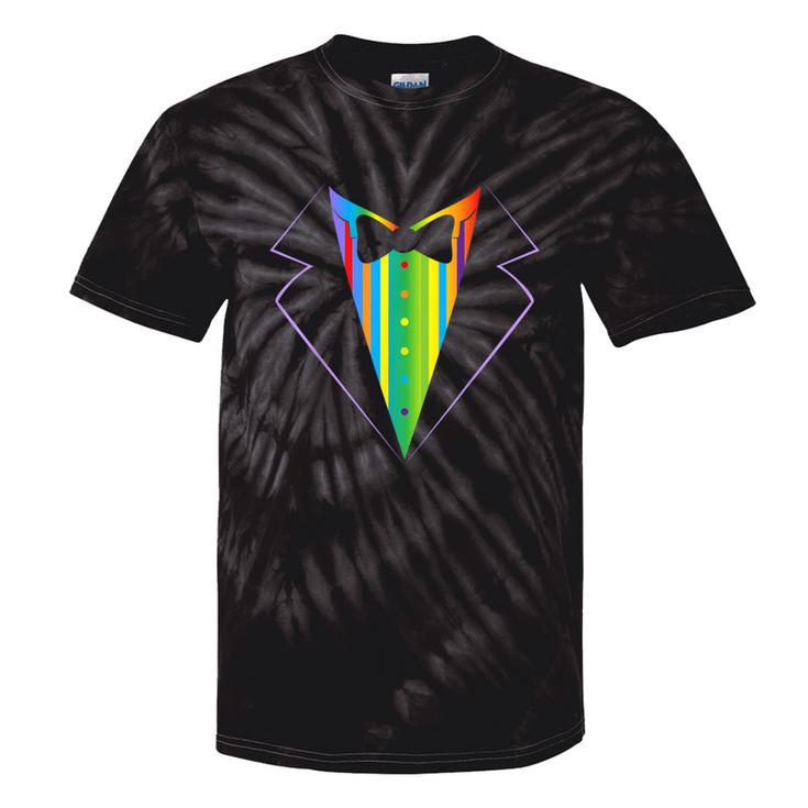 Rainbow Tux  Cute Lgbtq Gay Pride Month Tie-Dye T-shirts