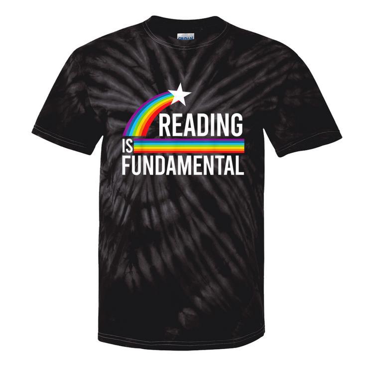 Reading Is Fundamental Rainbow Lgbtq Teacher Gay Flag Pride Tie-Dye T-shirts