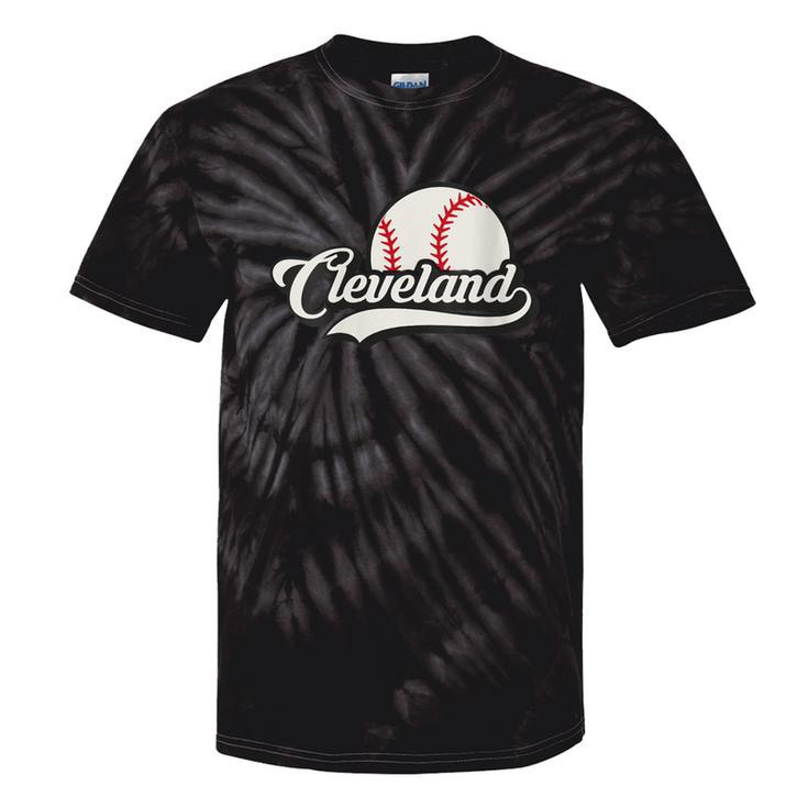 Retro Vintage Ohio Hometown Pride Cleveland Baseball Sports Tie-Dye T-shirts