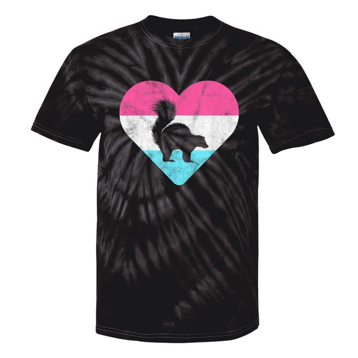 Retro Vintage Skunk For Or Girls Tie-Dye T-shirts