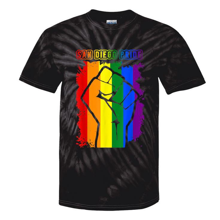 San Diego Lgbt Pride Month Lgbtq Rainbow Flag Tie-Dye T-shirts