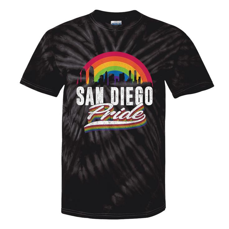 San Diego Pride Lgbt Lesbian Gay Bisexual Rainbow Lgbtq Tie-Dye T-shirts