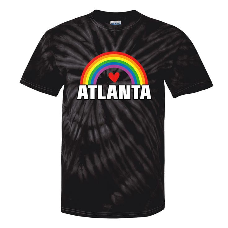 Atlanta Gay Pride Month Festival 2019 Rainbow Heart Tie-Dye T-shirts