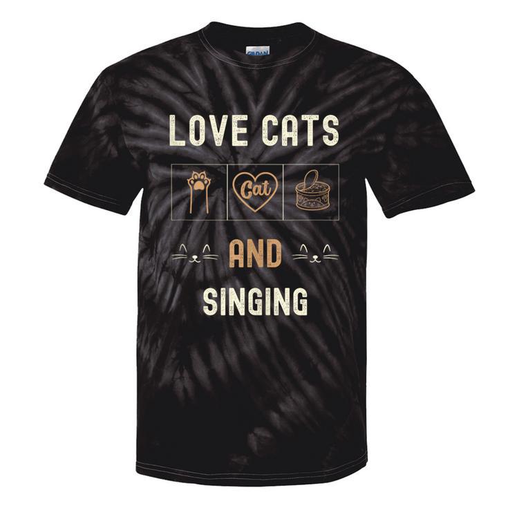 Cat Lover Cats And Singing Kittens Pet Women Tie-Dye T-shirts