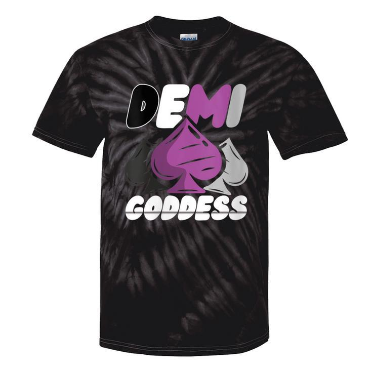 Demi Goddess Proud Demisexual Woman Demisexuality Pride Tie-Dye T-shirts