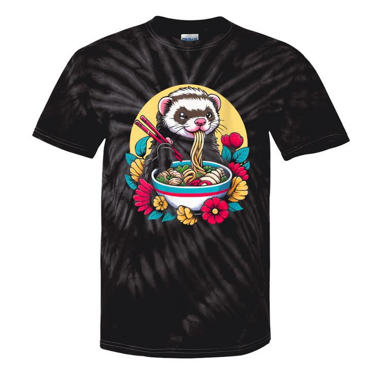 Ferret Lover Weasel Mammal Wildlife Animal Tie-Dye T-shirts