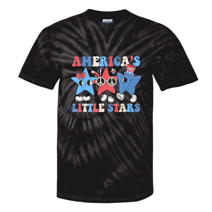 Pediatric Nurse 4Th Of July Little Stars Shining Bright Tie-Dye T-shirts