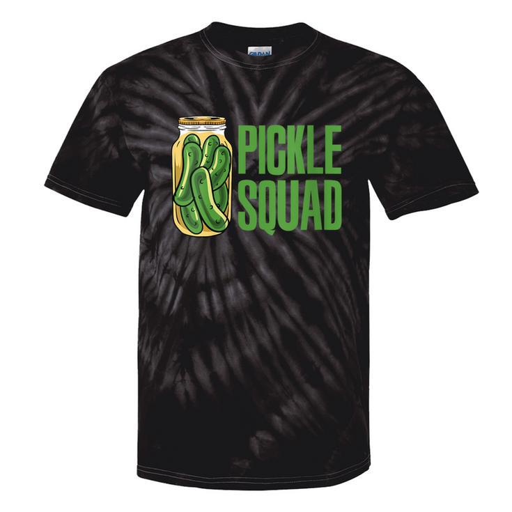 Pickle Squad Pickles Food Team Pickles Love Pickles Tie-Dye T-shirts