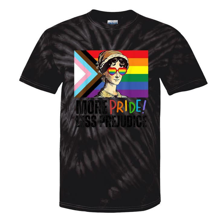 More Pride Less Prejudice Lgbtq Rainbow Pride Month Tie-Dye T-shirts