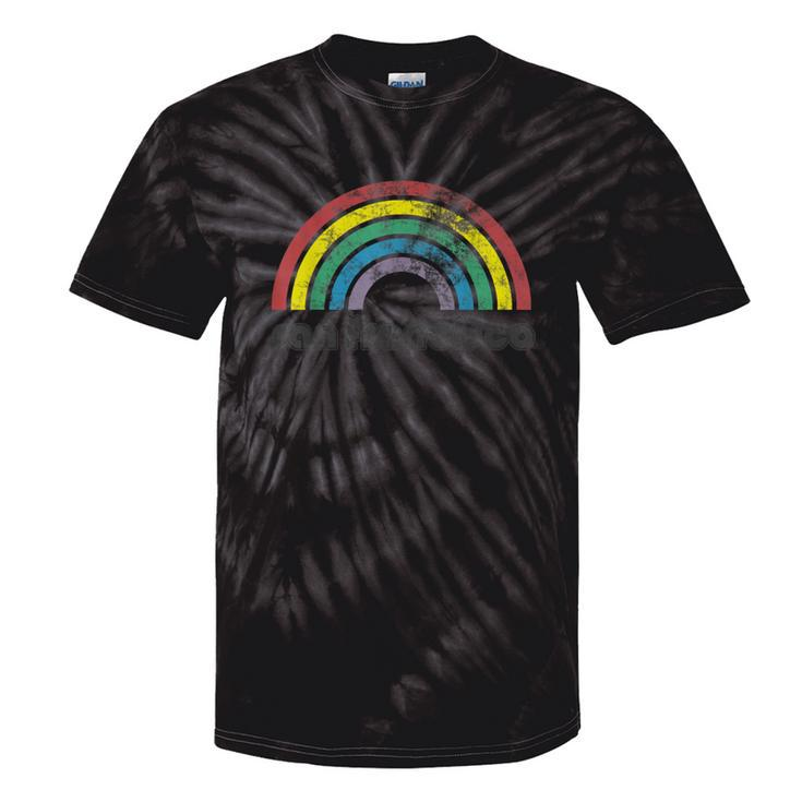 San Francisco Rainbow 70'S 80'S Style Retro Gay Pride Tie-Dye T-shirts