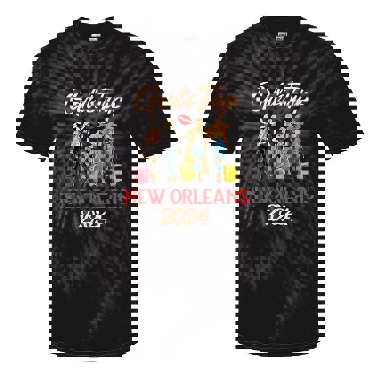 New Orleans Girls Trip 2024 Black Melanin Queen Summer Tie-Dye T-shirts New Orleans Girls Trip 2024 Black Melanin Queen Summer Tie-Dye T-shirts