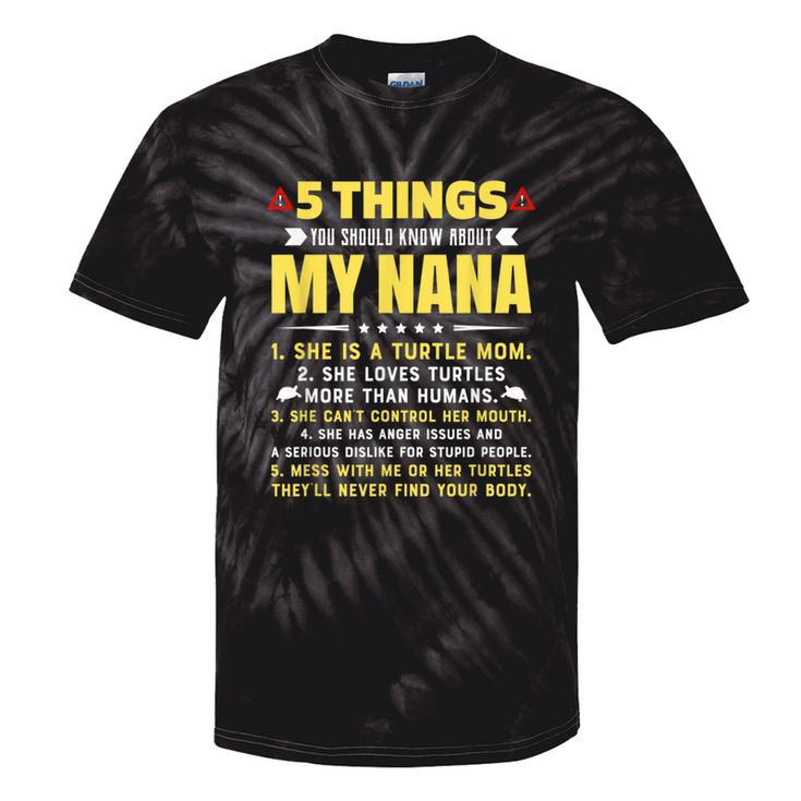 5 Things You Should Know About My Turtle Mom Grandma Tie-Dye T-shirts
