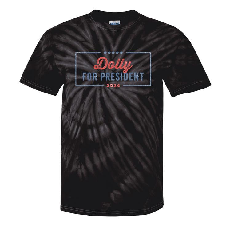 Dolly For President 2024 Retro Dolly Tie-Dye T-shirts