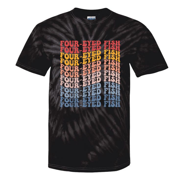 Four-Eyed Fish Groovy Retro Fish Tie-Dye T-shirts
