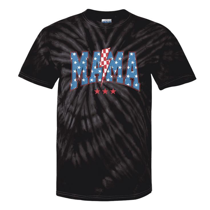 Mama Dada Mini 4Th Of July American Family Matching Tie-Dye T-shirts