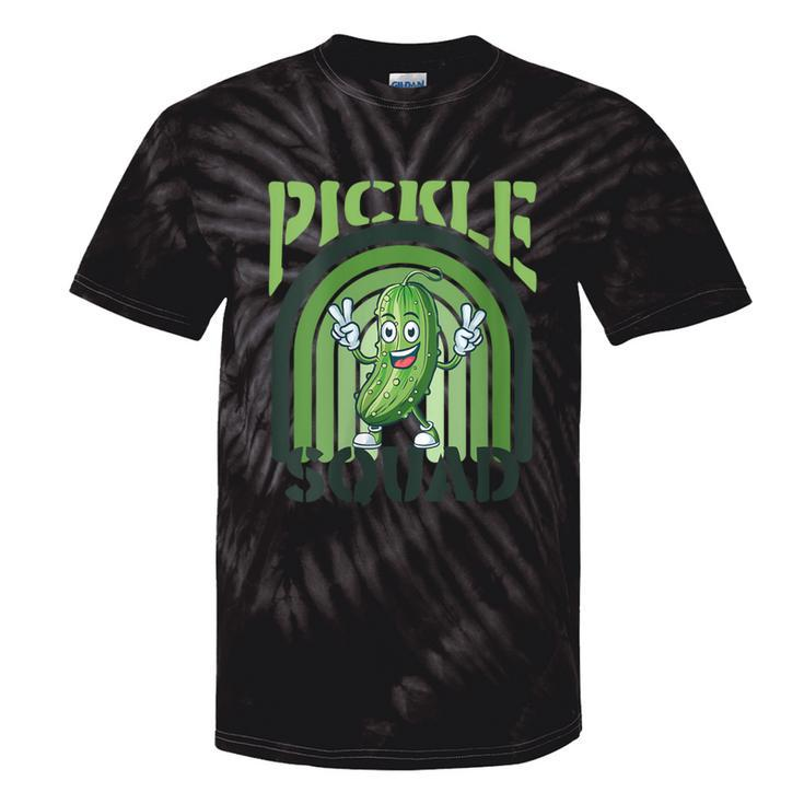 Pickle Squad Foodie For Pickle Fanatics Tie-Dye T-shirts