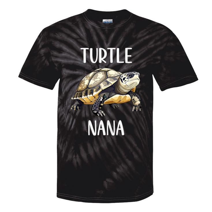 Turtle Nana Animals Lover Grandma Tie-Dye T-shirts