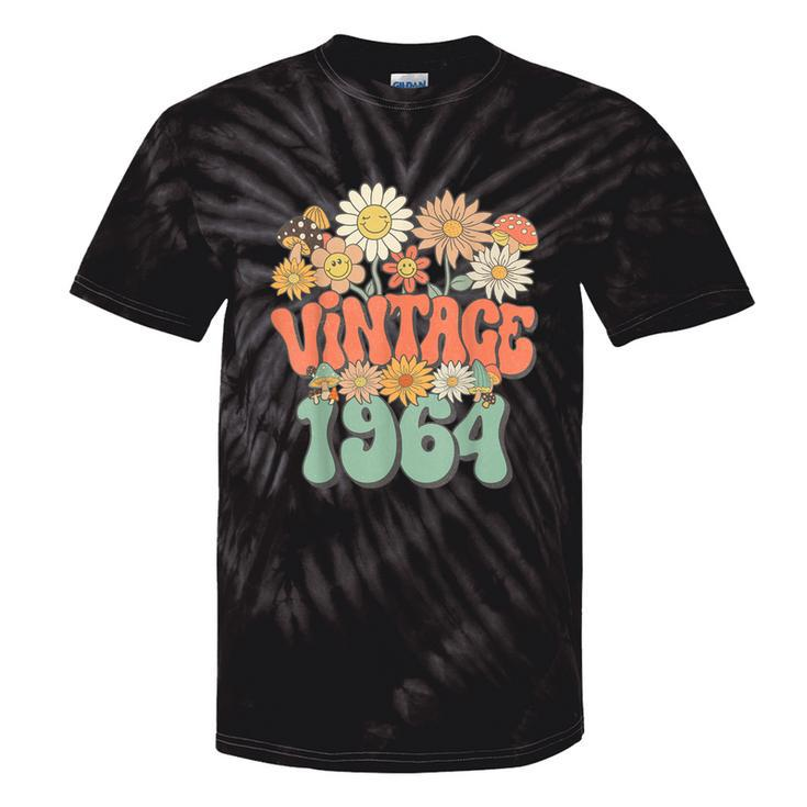 Vintage 1964 Floral Hippie Groovy Daisy Flower 60Th Birthday Tie-Dye T-shirts