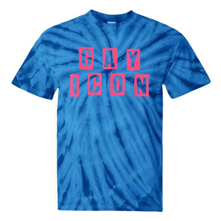 Gay Icon Lgbt Pride Flag Rainbow Queer Ally Support Legend Tie-Dye T ...