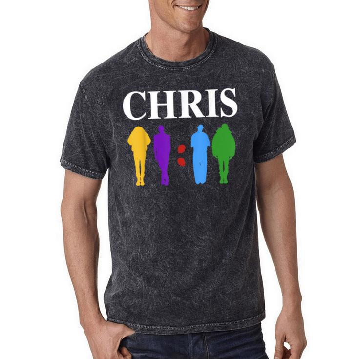 Chris 2024 Chris First Name Personalized For Women Mineral Wash Tshirts