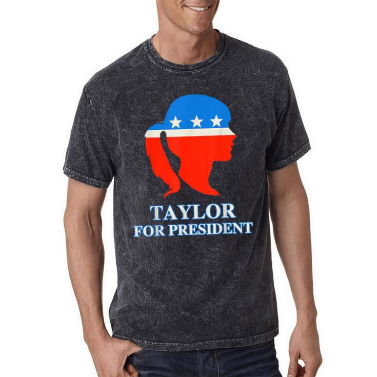 Groovy Taylor For President 2024 Mineral Wash Tshirts
