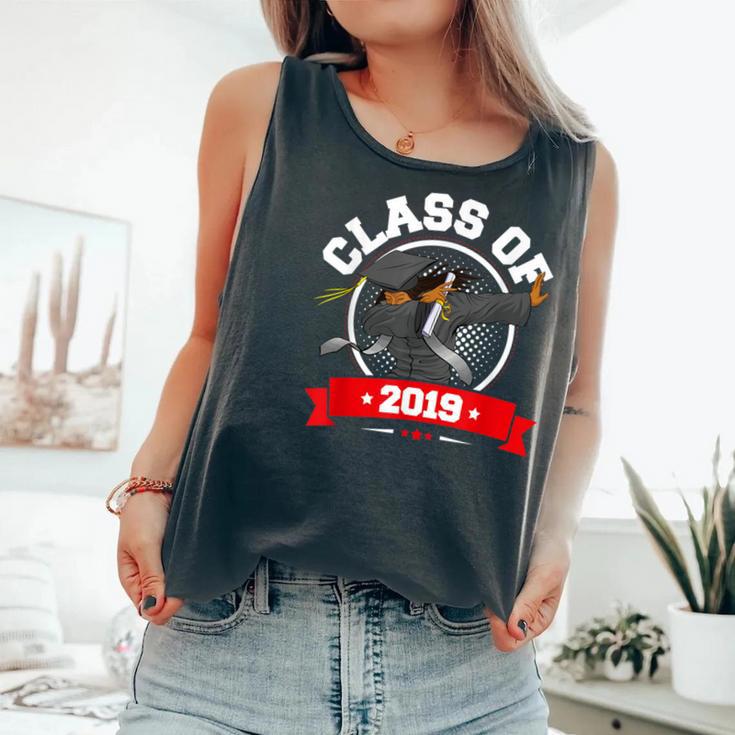 Dabbing Graduation Class Of 2019 Black Comfort Colors Tank Top