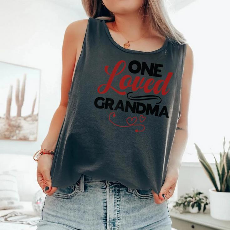 Love My Grandma One Loved Grandma Comfort Colors Tank Top